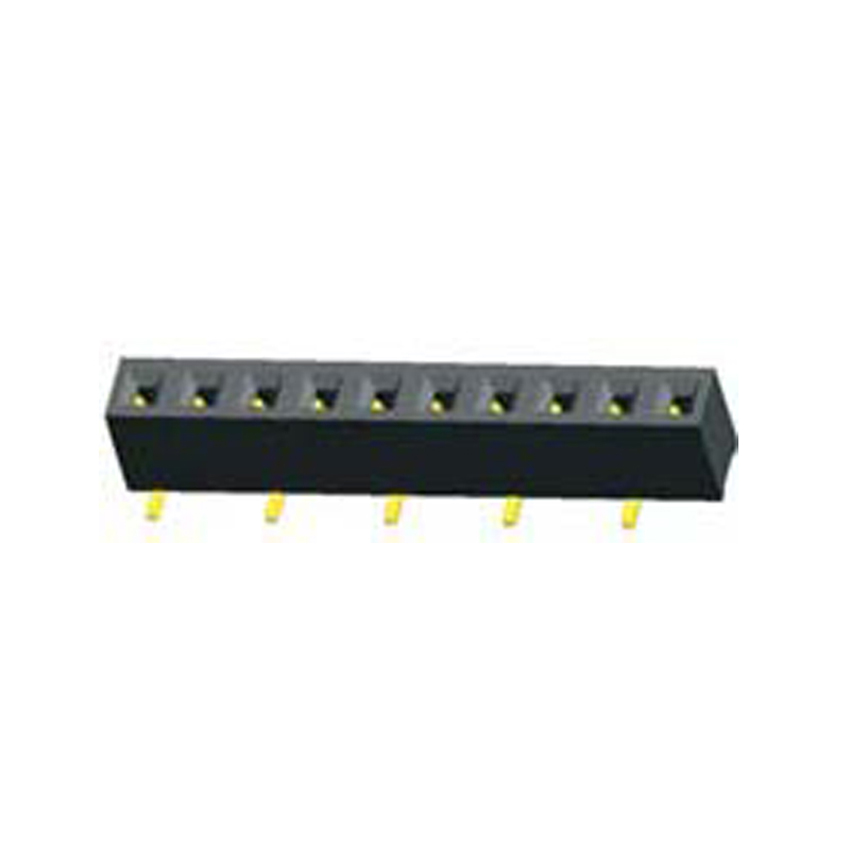 2.54mm Female Header H=3.5 Single Row SMT Type